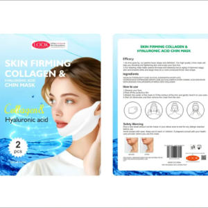 Collagen and hyaluronic acid skin firming mask pack with 2 masks.