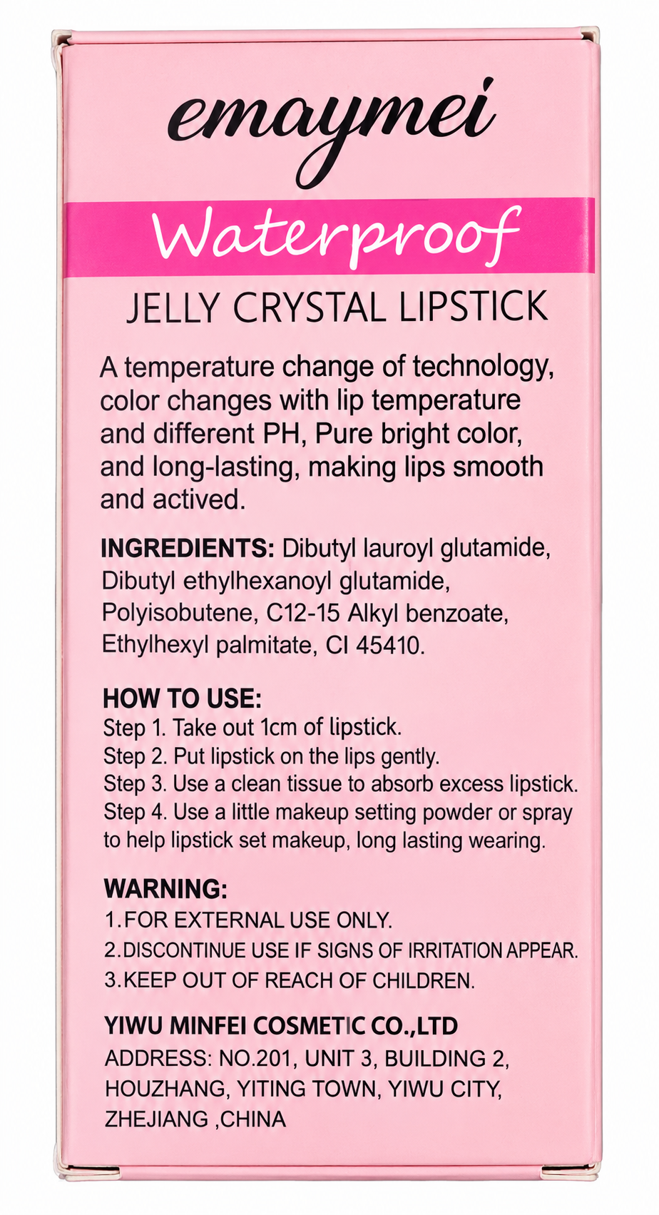 Waterproof Jelly Cyrstal Lipstick - Image 4